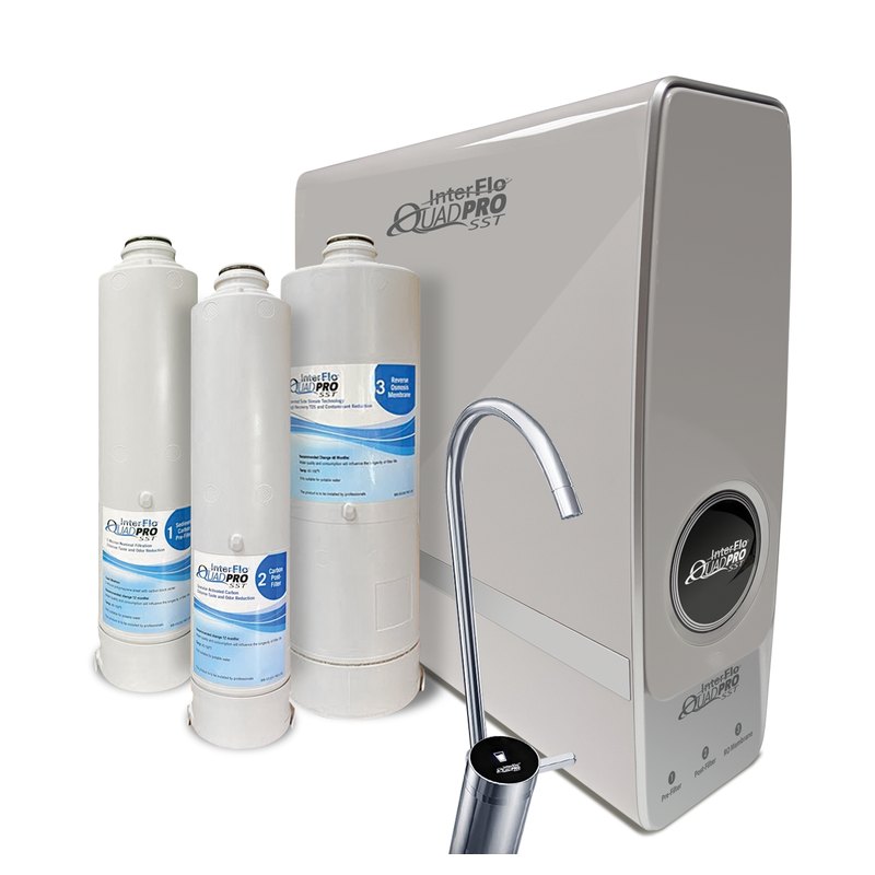 Hague InterFlo QuadPro SST reverse osmosis system for under sink installation